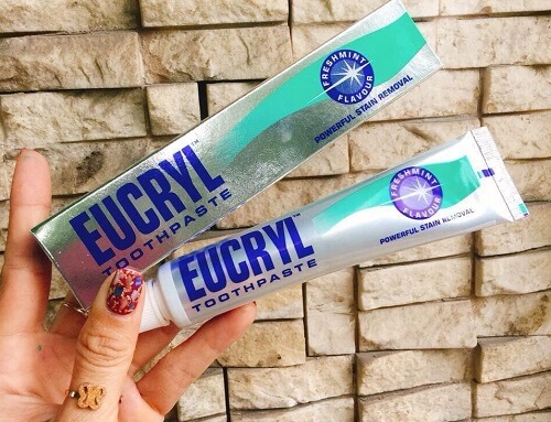 Kem đánh răng Eucryl Toothpaste được điều chế với bảng thành phần an toàn, hiệu quả cho người dùng
